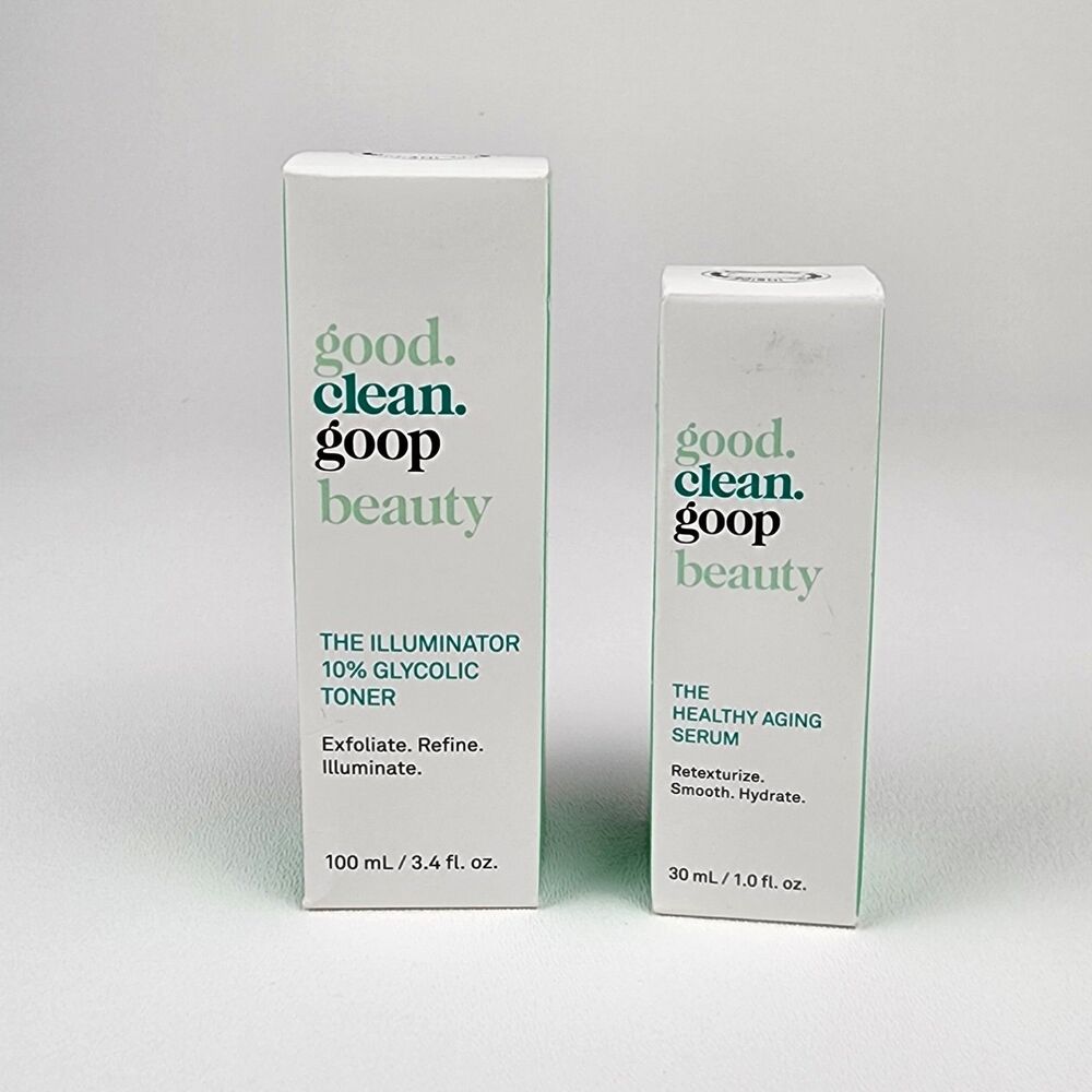 Goop Beauty Influencer Bundle - Illuminator Toner & Healthy Aging Serum